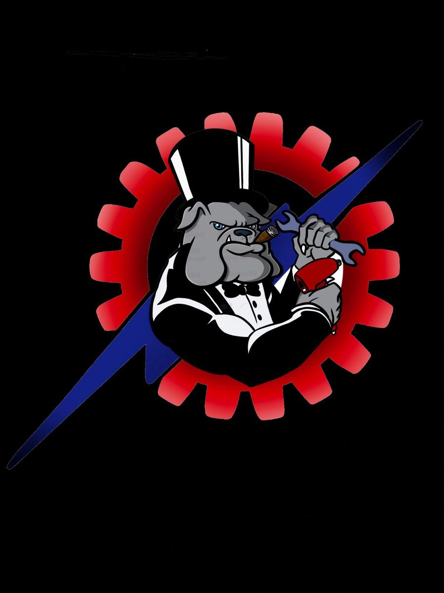 Honest Auto Repair bulldog holding a wrench logo